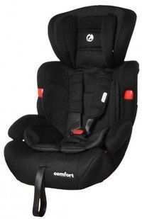 Автокресло детское BABYCARE Comfort, 9-36 кг, 1-2-3 группа, 5-ти точечный ремень, BC-11901/1 Black