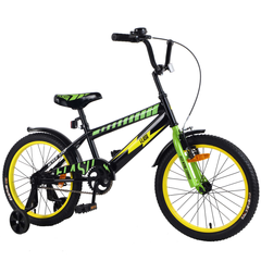 Велосипед дитячий двоколісний T-21848 yellow+green, жовтий+зелений, 18 дюймів