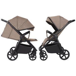 Коляска прогулянкова CARRELLO Bravo SL CRL-5520 Sand Beige, бежева, візочок Карелло Браво
