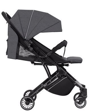 Коляска прогулянкова, візочок, легка Tilly Bella T-163 Dark Grey, темно-сіра, до 15кг