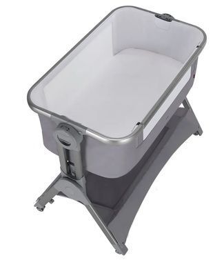 Дитяче ліжечко CARRELLO Aria CRL-15501 (2 in1) Cloud Grey, сіра