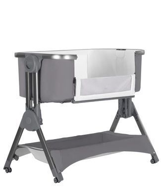 Дитяче ліжечко CARRELLO Aria CRL-15501 (2 in1) Cloud Grey, сіра