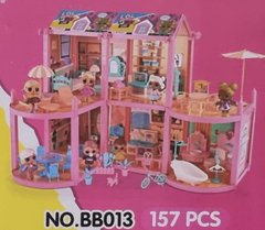 Кукольный домик "ЛОЛ ", 2 этажа, 8 куколок, BB013 (RK)
