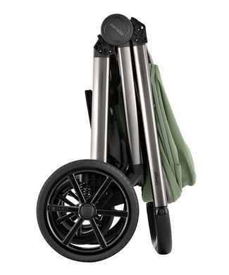 Коляска универсальная 2 в 1, CARRELLO Omega CRL-6530/1 (2in1) Perfect Green + фонарь, зеленая, Карелло Омега