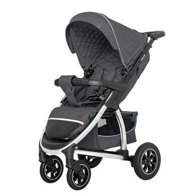 Коляска універсальна 2 в 1, візочок CARRELLO Vista CRL-6506 (2in1) Steel Gray, темно-сіра, Карелло Віста