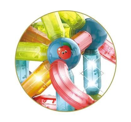 Конструктор магнитный, светящийся, Light Magnetic Sticks, 128 деталей, 8909