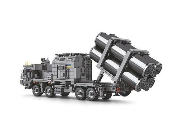 Конструктор для мальчика KB 1111 "Военная техника ЗСУ. Боевая машина ПВО" 896 деталей