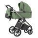 Коляска универсальная 2 в 1, CARRELLO Omega CRL-6530/1 (2in1) Perfect Green + фонарь, зеленая, Карелло Омега