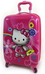 Дитяча валіза дорожній на колесах 18" «Хелло Кітті» Hello Kitty-8, 520425