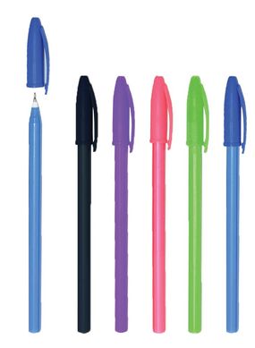 Ручка шариковая, масляная "Econo" синяя "1 Вересня" 410950
