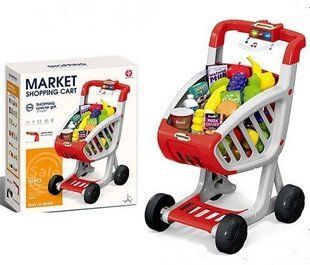 Тележка для покупок игровая с продуктами (42 предмета) 922-154