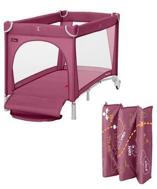 Манеж дитячий Carrello Piccolo+ CRL-11501/2 Orchid Purple із двома рівнями дна 125*65*79см Каррелло Пікколо+