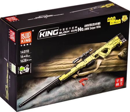 Конструктор "Снайперская винтовка", 1628 деталей, AWM Mould King 14010