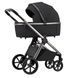 Коляска универсальная 2 в 1, CARRELLO Omega CRL-6530/1 (2in1) Absolute Black + фонарь, черная, Карелло Омега