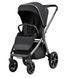 Коляска универсальная 2 в 1, CARRELLO Omega CRL-6530/1 (2in1) Absolute Black + фонарь, черная, Карелло Омега