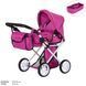 Коляска для ляльок, демісезонна Carrello Unico з сумкою, 9346 HOT PINK