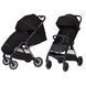 Коляска прогулочная Carrello Delta CRL-5517 Coffee Black, черная, Карелло Дельта, до 22кг