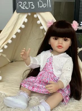 Кукла виниловая 55см, ручная работа, Reborn Baby Doll 41