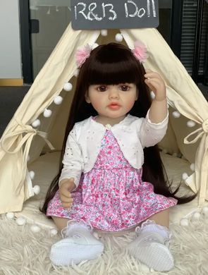 Кукла виниловая 55см, ручная работа, Reborn Baby Doll 41