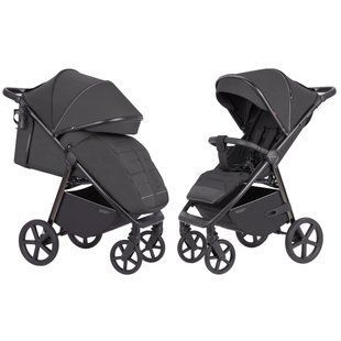 Коляска прогулянкова CARRELLO Bravo CRL-5515 Storm Grey 2024 NF, темно-сіра, Карелло Браво