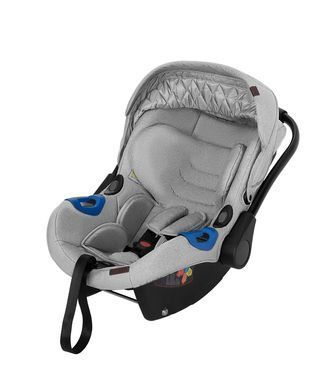 Коляска универсальная 3 в 1, CARRELLO Epica/G CRL-8511/1 (3in1) Silver Grey, серая, Карелло Эпика