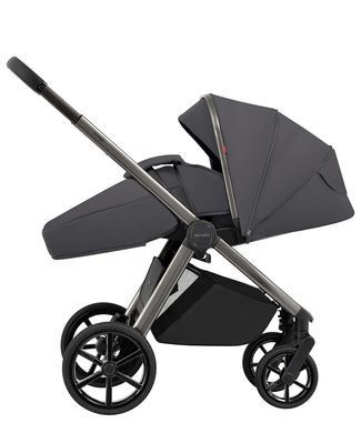 Коляска универсальная 2 в 1, CARRELLO Omega CRL-6530/1 (2in1) Excellent Grey + фонарь, серая, Карелло Омега