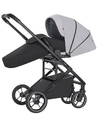 Коляска прогулянкова, візочок CARRELLO Alfa CRL-5508 BF Feather Grey, сіра Карелло Альфа