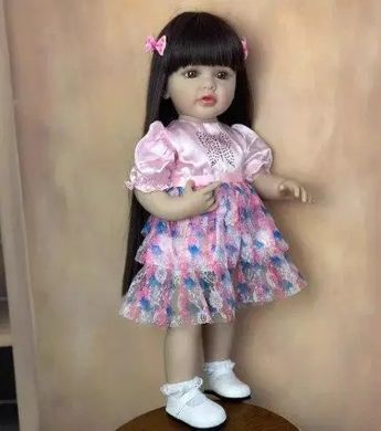 Лялька вінілова 55см, ручна робота, вишукана лялька для дівчинки, Reborn Baby Doll 28
