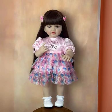 Лялька вінілова 55см, ручна робота, вишукана лялька для дівчинки, Reborn Baby Doll 28