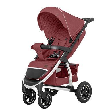 Коляска універсальна 2 в 1, візочок CARRELLO Vista CRL-6506 (2in1) Ruby Red, червона, Карелло Віста