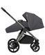 Коляска универсальная 2 в 1, CARRELLO Omega CRL-6530/1 (2in1) Excellent Grey + фонарь, серая, Карелло Омега