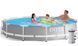Каркасный бассейн Prism Frame Pool, картриджный фильтр-насос 1250 л/ч, 6503л, 366*76 см, Intex 26712 NP