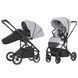 Коляска прогулянкова, візочок CARRELLO Alfa CRL-5508 BF Feather Grey, сіра Карелло Альфа
