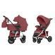 Коляска універсальна 2 в 1, візочок CARRELLO Vista CRL-6506 (2in1) Ruby Red, червона, Карелло Віста
