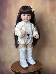 Кукла виниловая 55см, ручная работа, изысканная кукла для девочки, Reborn Baby Doll 4
