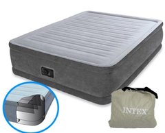 Кровать надувная Intex Твин с встроенным электрическим насосом, 64414, 152*203*46см