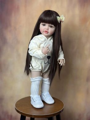 Лялька вінілова 55см, ручна робота, вишукана лялька для дівчинки, Reborn Baby Doll 4