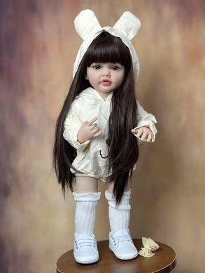Лялька вінілова 55см, ручна робота, вишукана лялька для дівчинки, Reborn Baby Doll 4