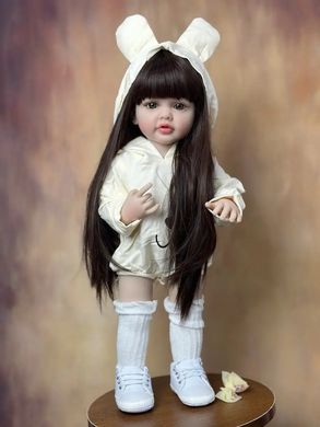 Кукла виниловая 55см, ручная работа, изысканная кукла для девочки, Reborn Baby Doll 4