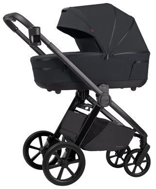 Коляска универсальная 2 в 1, CARRELLO Omega CRL-6540/1 (2in1) Cosmo Black + фонарик, черная, Карелло Омега