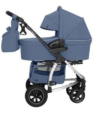 Коляска універсальна 2 в 1, візочок CARRELLO Vista CRL-6506 (2in1) Denim Blue, синя, Карелло Віста