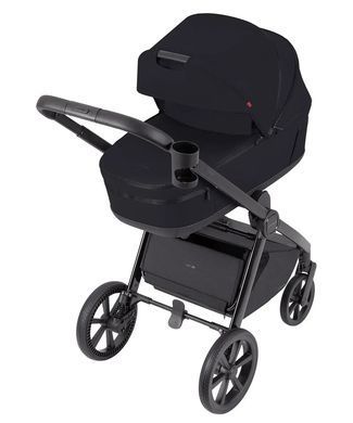 Коляска универсальная 2 в 1, CARRELLO Omega CRL-6540/1 (2in1) Cosmo Black + фонарик, черная, Карелло Омега
