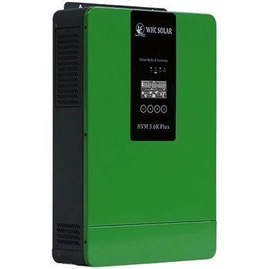 Гібридний інвертор WHC SOLAR HVM-3.6KW PLUS 3600W 24V MPPT
