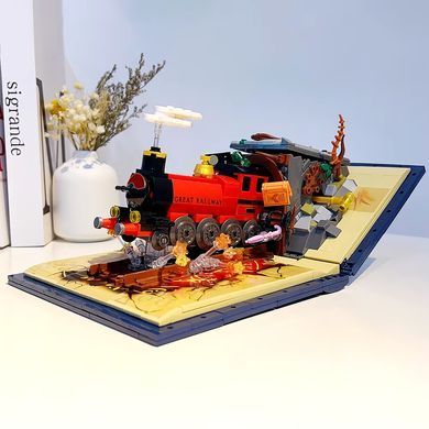 Конструктор-книжка "Гаррі Поттер. Чарівний Хогвардс-експрес", 889 дит., JJ 9059