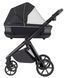 Коляска универсальная 2 в 1, CARRELLO Omega CRL-6540/1 (2in1) Cosmo Black + фонарик, черная, Карелло Омега
