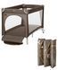 Манеж детский Carrello Piccolo+ CRL-11501/2 Chocolate Brown с двумя уровнями дна 125*65*79см Каррелло Пикколо+
