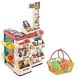 Детский игровой супермаркет (магазин), касса, корзинка, звуковые эффекты, 48 предметов, 668-84