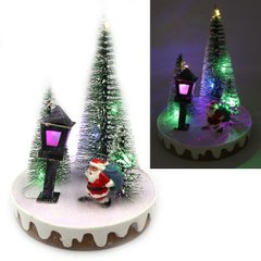 Новогодняя LED декорация 3D "Елки", 14*10,5 см, 746563
