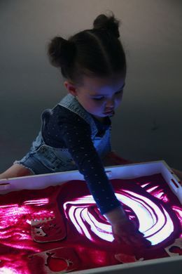 Світловий планшет &mdash; пісочниця Noofik "Baby_ok" з кишенею 41*66 см