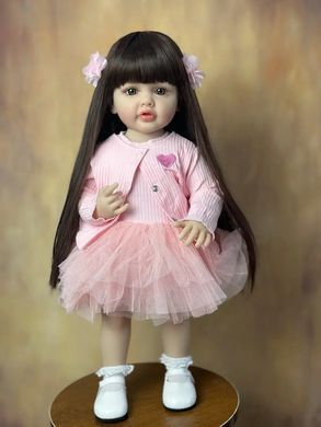 Лялька вінілова 55см, ручна робота, вишукана лялька для дівчинки, Reborn Baby Doll 1